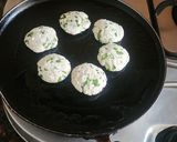 A picture of step 4 of Paneer makhana tikkis.