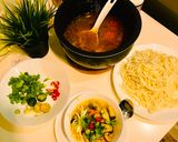 Hình bước làm 5 của món Banh canh Nấm (chay mặn dùng được)