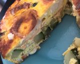 Une image de l'étape 4 de Tarte sans pâte au saumon.