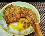 Hình bước làm 3 của món Đùi gà góc tư nướng bơ sả