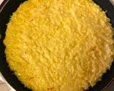A picture of step 5 of Tahchin (Persian Saffron Rice Cake).