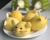 Hình bước làm 3 của món Mâm cỗ trung thu handmade từ hoa quả