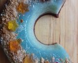Foto langkah ke 10 dari resep Puding Lapis (Coklat & Lumut Kembang Telang) -ceritanya pantai-.