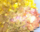 A picture of step 3 of Dil-Fill Corn Chaat.