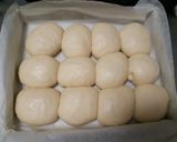 รูปขั้นตอนการทำที่ 7 ของ Pull apart Ham Cheese Bread