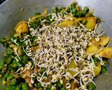 A picture of step 6 of Fresh Beans, Sprouts, Potatoes Stir-fry.