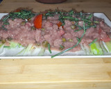 Foto del paso 8 de la receta: Tartar de Atún, con emulsión de fresas (Sin sal)