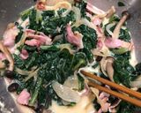 A picture of step 5 of Spinach Quiche.