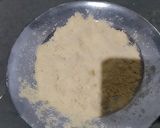 A picture of step 1 of Besan Laddoo.