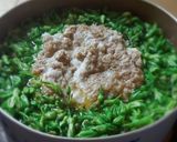 Hình bước làm 5 của món Canh HOA THIÊN LÝ nấu cua đồng