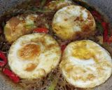 Foto langkah ke 4 dari resep Telor Ceplok Saus Tiram.