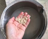 A picture of step 1 of Purple Barley drink.