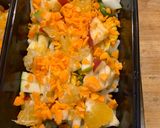 A picture of step 11 of Farfalle Pasta salad.