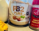 A picture of step 1 of Strawberry Peanut Butter Smoothie.