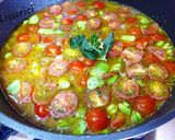 Pas rețetă One pot pasta (paste cu bob în sos de roșii cherry cu anșoa) 1 fotografie