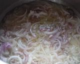 A picture of step 1 of Aloo biryani.