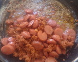 Foto del paso 4 de la receta: Tacos de guiso de longaniza con salchichas muy ricos
