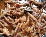 Foto langkah ke 3 dari resep Ceker bumbu rujak, pedas, manis, asam.