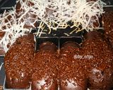 Foto langkah ke 6 dari resep Pukis Cokelat.