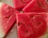 A picture of step 2 of Watermelon ice.