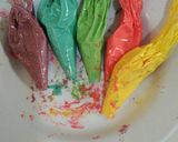 Foto langkah ke 2 dari resep Lidah kucing rainbow.