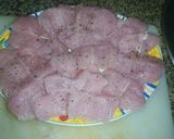 Foto del paso 2 de la receta Solomillo de pavo al roquefort con jamón