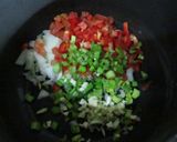 Foto del paso 1 de la receta: Pimientos rellenos asados para dieta