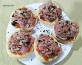 Foto del paso 7 de la receta: Montadito de carpaccio de atún rojo con cítricos y ensalada