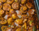 A picture of step 4 of Achari-Style Mushroom Tikka.