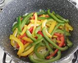 Foto del passaggio 3 della ricetta Fajitas di pollo con salsa ranchera homemade