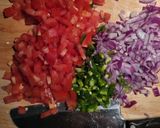A picture of step 1 of Shrimp Tacos with Cabbage Slaw.