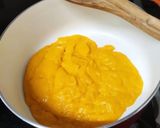 A picture of step 2 of Mango burfi.