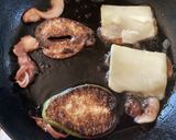 A picture of step 2 of California Farm Cheese Stuffed Squash.