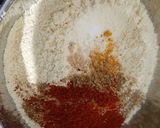 A picture of step 1 of Besan Cheesy Chutney Sandwich.