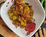 झटपट स्वादिष्ट करौंदा मिर्ची रेसिपी चरण 6 फोटो