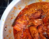 A picture of step 4 of Fish biryani.