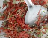 मसाला सूजी उत्तपम (Masala suji uttapam recipe in hindi) रेसिपी चरण 3 फोटो