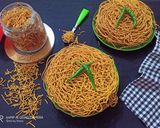 A picture of step 5 of Aloo Bhujiya (Aloo Sev).