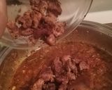 A picture of step 4 of Pork masala fries.
