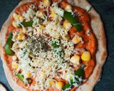 A picture of step 4 of Whole wheat pizza.