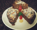 பேரிச்சை செவ்வாழைப்பழ வால் நட் கேக்(dates walnut cake recipe in tamil) ரெசிபி ஸ்டேப் 6 புகைப்படம்