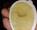A picture of step 1 of Vegetarian Potato egg curry with butter kulcha.
