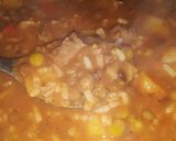 Foto del paso 5 de la receta: 🍲Guisito tentador de: lentejas, arroz carne y arvejas🤤