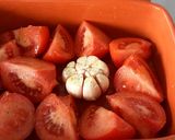 Foto del paso 1 de la receta: Pasta con crema de tomate y guanciale