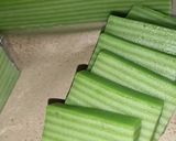 Foto langkah ke 4 dari resep Lapis tepung beras + kanji rasa pandan.