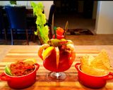 A picture of step 2 of Mike's Drunken Shrimp Cocktails.