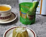 Foto langkah ke 7 dari resep Steamed Matcha Cheesecake.