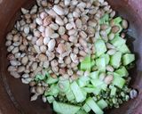 A picture of step 1 of Evergreen Chaat.