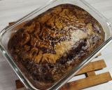 Foto del paso 8 de la receta: 🍌 🍫 Budín de banana marmolado con chips de chocolate 🍫 🍌 Fácil y saludable 🌀 en licuadora