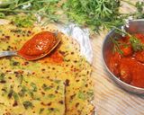 A picture of step 16 of Palak Paneer Paratha.